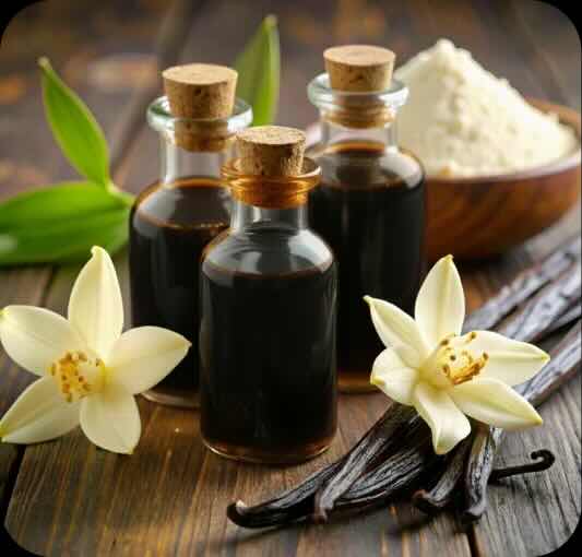 Vainilla y saborizantes naturales